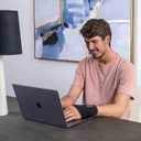 ComfyBrace Copper Infused Wrist Brace/Hand Brace/Wrist Support for Carpal Tunnel Syndrome, Arthritis, Tendonitis For Men and Women (Left Hand, Small/Medium)