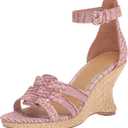 Donald J Pliner Women's Wedge Sandal (8.5, Mauve)