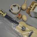 Wooden Musical Instruments for Toddlers  7-Piece Kids Music Set with Xylophone, Guitar & Percussion | Natural Wood, Non-Toxic | Ages 3+