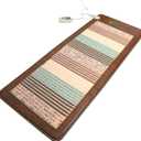 PHYMAT Far Infrared Heating Pad for Back - Infrared Mat Full Body - Amethyst Mat - Bio Crystal Mat - 5 Color Natural Gemstones Heating Pad with Overheat Protection and Auto Off Function(67"x27")