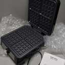 Waffles Maker Waffle Iron, 4 Belgian Square Waffle Maker, Belgian Waffle Maker Thick with Non-stick Plate, Breakfast Waffle Machine Make Waffle in Minutes, 3 Browning Level, 1200W