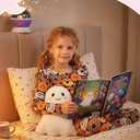 PATPAT Tencel Rayon Baby Pajama Sets, Snug Fit & Cool-Touch Pjs for Baby Girl Boy Toddler Kid, Ultra-Soft Sleeper Sleepwear (2T, Pumpkin Donuts)