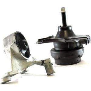 2PCS Front Motor Mount Set Compatible with Honda Civic 1.7L Manual Trans 01-05 Replaces A6591 A6589