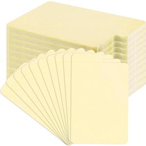 250 Pcs Trading Card Dividers Paper Divider Blank Cards Separators for Storage Boxes, 2.71 x 3.8 Inches MTG/TCG/Sports/Game Cards Organizer, Standard Card-Vertical (Manila)