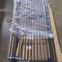 WAOWAO 71" Extra Tall Cat Pet Gate 29.92-37.79" Wide Pressure Mounted Walk Through Swing Auto Close Safety Black Metal Dog Pet Puppy Cat for Indoor Stairs,Doorways