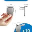 (ApeBest) 10 Canvas Hangers for Drywall Claw Hooks: Heavy-Duty, Damage-Free Holds up to 40 lb 18"x24" Large Canvas Picture Frame Hanger Kit - Wall Hanging Hook Easy Removable for Room Decor