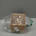 Rattan Tissue Box Cover Natural Woven Facial Napkin Holder Square (Natural, 5.5x5.5x5.9 Inch)