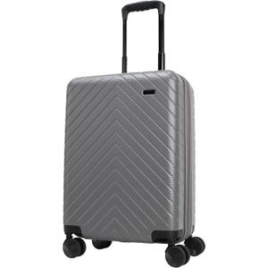 TRIPS RIDGELINE 20-Inch Carry-On Lightweight Durable Hardside 8-Wheel Spinner Cabin Size Luggage, Granite