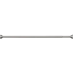 Moen Straight Adjustable Mounted Shower Curtain Rod for Bathroom, Brushed Nickel Finish, TR1000BN