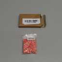 PATIKIL 100 Pcs Coral Flower Beads, 9x7mm Artificial Jasmine Flower Shell Floral Spacer Beads for Jewelry Making DIY Crafts Necklace Bracelet Earring Accessories, Pink