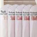 5 Pcs 72" Wedding Dress Garment Bags Gowns for Bride Bridesmaid