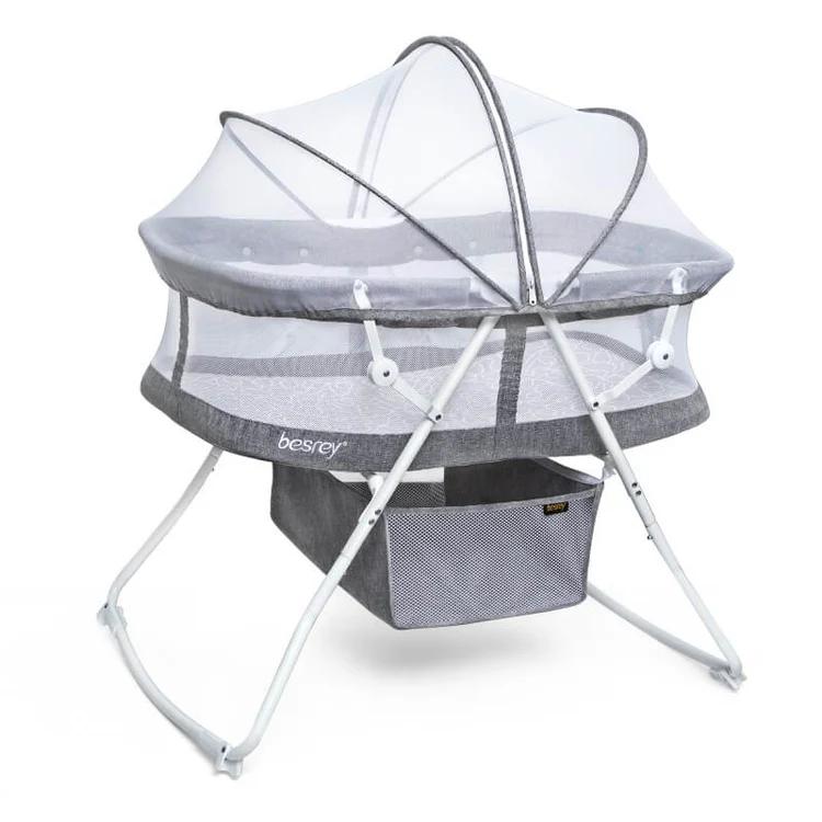 Besrey 3-in-1 Portable Baby Bassinet Cradle Easy Folding BR-S5142 