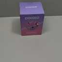 POCOCO Galaxy Star Projector for Bedroom with Replaceable Optical Film Discs, Home Planetarium Night Light Projector with High-Definition Soft Light for Relax, Study, and Meditate, Stress Relief Gifts (White)