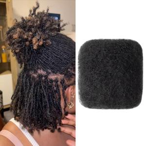 EV&ET Afro Kinkys Bulk Human Hair for Braiding 4C Afro KinkyCurly 100% Virgin Human Hair for Dreadlocks Extensions Repair Locs, Twist Braiding(10 Inch Natural Black 30g/pack)