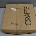 Large Resin Round Decorative Tray, RopeStyle Sandstone Texture, 11.4 Beverage & Serving Tray for Coffee Table Decor (Beige)