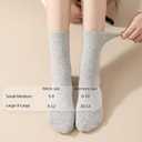 Crew Socks for Women & Man Casual Breathable LightWeight Athletic Calf Socks for running Size 5-13 (Large-X-Large)