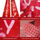 KatchOn, Happy Valentines Day Banner - XtraLarge, 72x12 Inch | Valentine Door Banner for Happy Valentines Day Decorations Outdoor | Valentine Banner for Outdoor Valentines Decorations