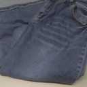 GRAPENT Wide Leg Jeans for Women High Waisted Stretchy Denim Crop Pants Fold Hem Cropped Baggy Jeans with Pockets (XX-Large, Reef Blue)