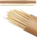 BETESINE 6.3mm Thick Bamboo Marshmallow Roasting Sticks, 36 Inch Extra Long Wooden S'mores Sticks for Fire Pit, BBQ, Camping, Sausage, Marshmallow Skewers  100 PCS (Bamboo - 36 inch)