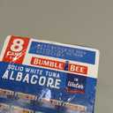 Bumble Bee Solid White Albacore Tuna in Water, 5 oz Can (Pack of 8) - Wild Caught Tuna - 29g Protein per Serving, High in Omega-3s - Non-GMO Project Verified, Gluten Free, Kosher