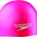Speedo Unisex-Youth Swim Cap Silicone Junior (Pink)
