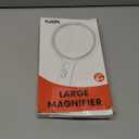 Magnifying Glass with Light Large 5" Lens, Handheld Illuminated Lighted Magnifier 24LED 1UV Light for Seniors, Reading, Coins, Jewelry, Close Work (Black)