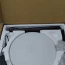 36W LED Floor Lamp, Super Bright Standing Lamp, Modern Stepless Dimmable Torchiere Tall Lamp with Remote Control, 350Rotating Head Reading Floor Lamp for Living Room, Bedroom, Office (Black(CCT))