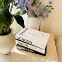 3Pcs Modern and Fashionable Minimalist Decoration Books, Luxury Decoration Fake Books, TV Stand Living Room Bookshelf, Black and White Home Decoration Ornaments