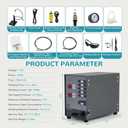 Jewelry Welder Machine, 110V Portable Pulse Argon Arc Welder for Jewelry Welding DIY Repair Tools