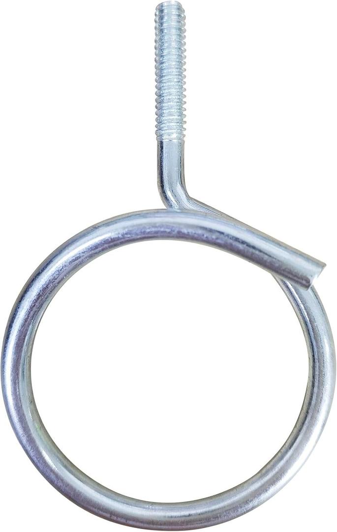 Xadnitu 100 Pieces 2" Diameter Threaded Bridle Rings, Heavy Duty Cable Support, Metal Ring Hangers for Low Voltage Wire Management