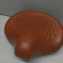 Wide Bike Seat for Women Men, Comfortable Soft Classic Vintage Padded Bicycle Saddle Cushion, Large Comfort Replacement Seat for City, Beach Cruiser, Hybrid, Ebike, Mountain, Stationary Bike