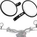 Motorcycle Mirrors Adjustable CNC for Most Dirt Pit Bike Ebike Scooter ATV, Bar End Side Rear View Mirror Universal for Surron Talaria Eride Pro SS Electric Dirt Bike, 22-25.4mm Handlebar