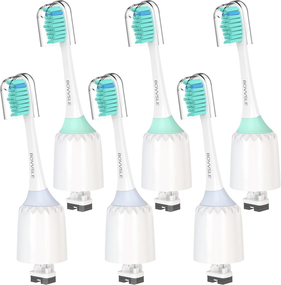 Replacement Toothbrush Heads for Philips Sonicare Replacement Heads E-Series, Essence, Xtreme, Electric Replacement Brush Head for Phillips Sonicare, for Philips Sonic Care Toothbrush,6 Pcs (1 Count (Pack of 6))