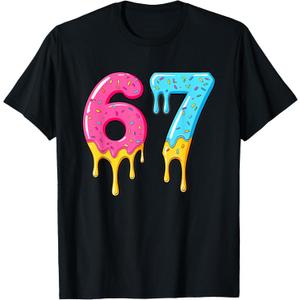 67 Drip Baseball Life Style 101 Apparel Youth Drip Kids Meme T-Shirt, Medium