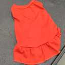 Dog Dresses Cat Skirt Solid Color Dog Clothes Summer Sleeveless Puppy Girl Clothes for Small Pet Dogs Cats
(Red, M)