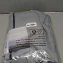 ChrisDowa 100% Blackout Curtains 78 inch Long for Bedroom with Black Liner, 2 Thick Layers Total Blackout Thermal Insulated Grommet Window Curtains 2 Panels Set (Light Grey, 42 x 78 Inch)