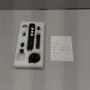 Rechargeable Milk Frother Handheld with 3 Detachable Stainless Steel Whisks, 3 Speed Adjustable Electric Whisk Foam Maker, Handheld Drink Mixer, Frother Wand for Coffee, with Storage and Charging Base, Black