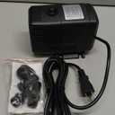 Submersible Pump 880GPH (3500L/H 60W) Ultra Quiet with Over Heating Protection 10.2ft High Lift for Fountains, Hydroponics, Ponds, Aquariums & More (880GPH fixed flow)