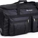 36-Inch XL Rolling Duffel Bag with Wheels - Ideal Travel Bag for Travel, Sports, Hockey, and Cargo Outdoor Hockey Bag - Convenient and Spacious Gym Bag (Black), 36 x 17 x 15 inches