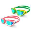 ZIONOR® 2 Packs G1MNI Kids Polarized Swim Goggles Anti-fog UV Protection