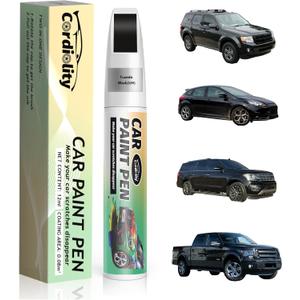 Car Touch Up Paint Tuxedo Black(UH) for Ford, Color Accurate Car Scratch Repair Remover Pen Fix Auto Paint Chips and Nicks