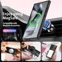 SEXYMOM Magnetic for Samsung Galaxy S24 Ultra Case - Wireless Charging Compatible,Cute Floral Design for Women and Girls,Slim Fit Translucent Matte Phone Case - Butterfly