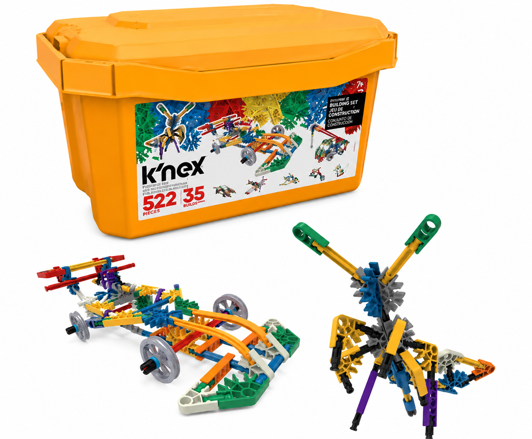 K'NEX - Click & Construct Value Building Set - 522 Pieces, STEM Building, Creative Play Set Ages 7+