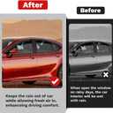 Canvcle Window Visors Rain Guards for 2025 2026 Toyota Camry Accessories, Outside-Mount Tape-On Side Window Wind Deflectors Vent Visors Shades Rainproof 4PCS