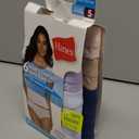 Hanes Women's Organic Cotton Panties Pack, ComfortSoft Underwear, 6-Pack (5)