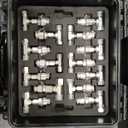 Hydraulic Pressure Test Kit with 5 Gauges(Max 10000 PSI), 13 Test Couplings 14 Tee Connectors 5 Test Hoses, Hydraulic Gauge Tester Set for Excavator, Construction, Machinery