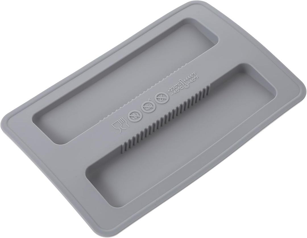 Toaster Cover, Grey Toaster Dust Covers, Silicone Toaster Lid, 6.2  10.2 in Bread Machine Cover, Bread Maker Top Cover, Sandwich Machine Part Accessories