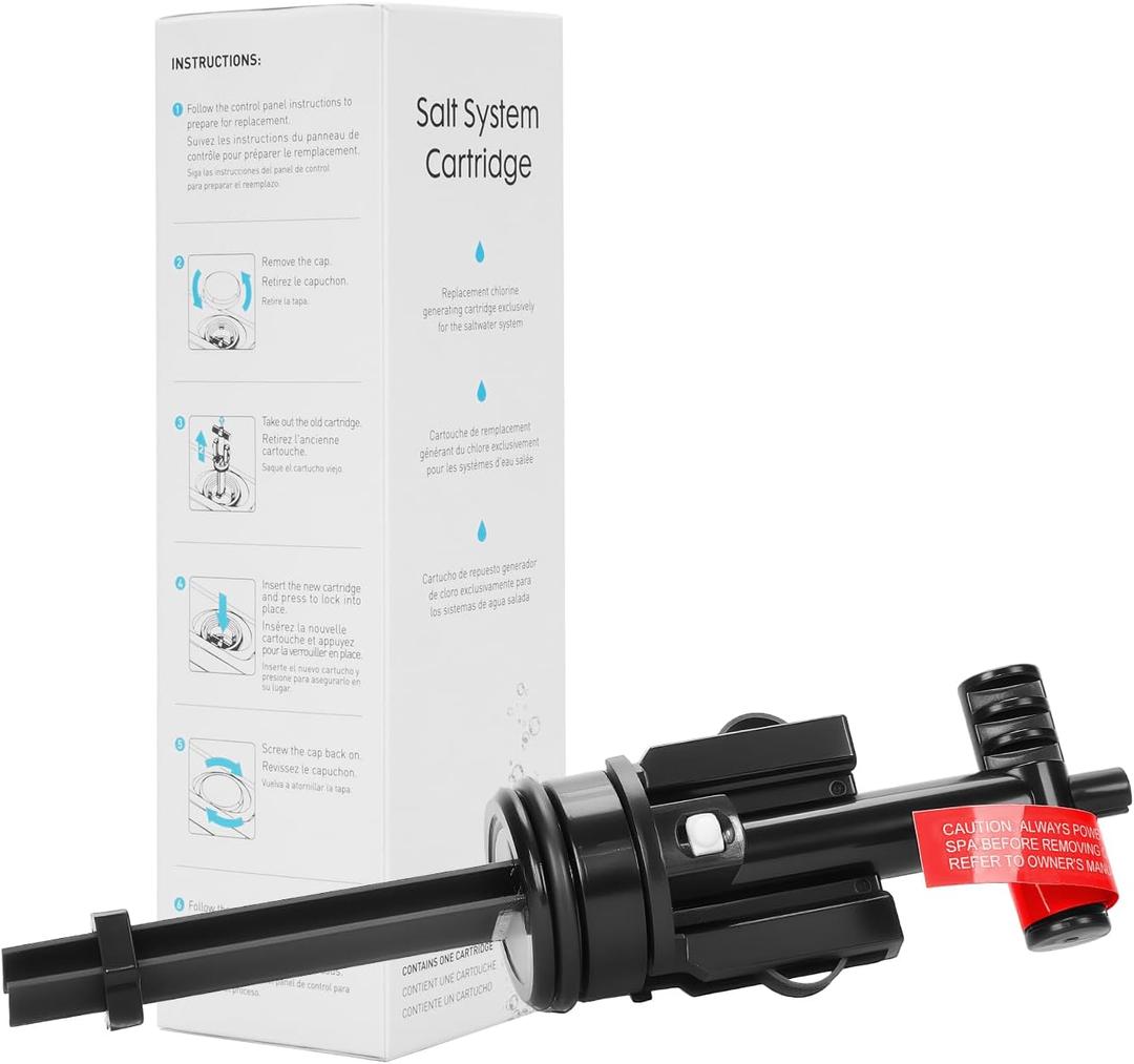 Salt System Cartridge,Compatible with Hot Springs Salt Cartridge,Replacement for Spas & Hot Tubs/Hot Spring Highlife/Limelight/Caldera Utopia/Paradise,Each Lasts Up to 4 Months