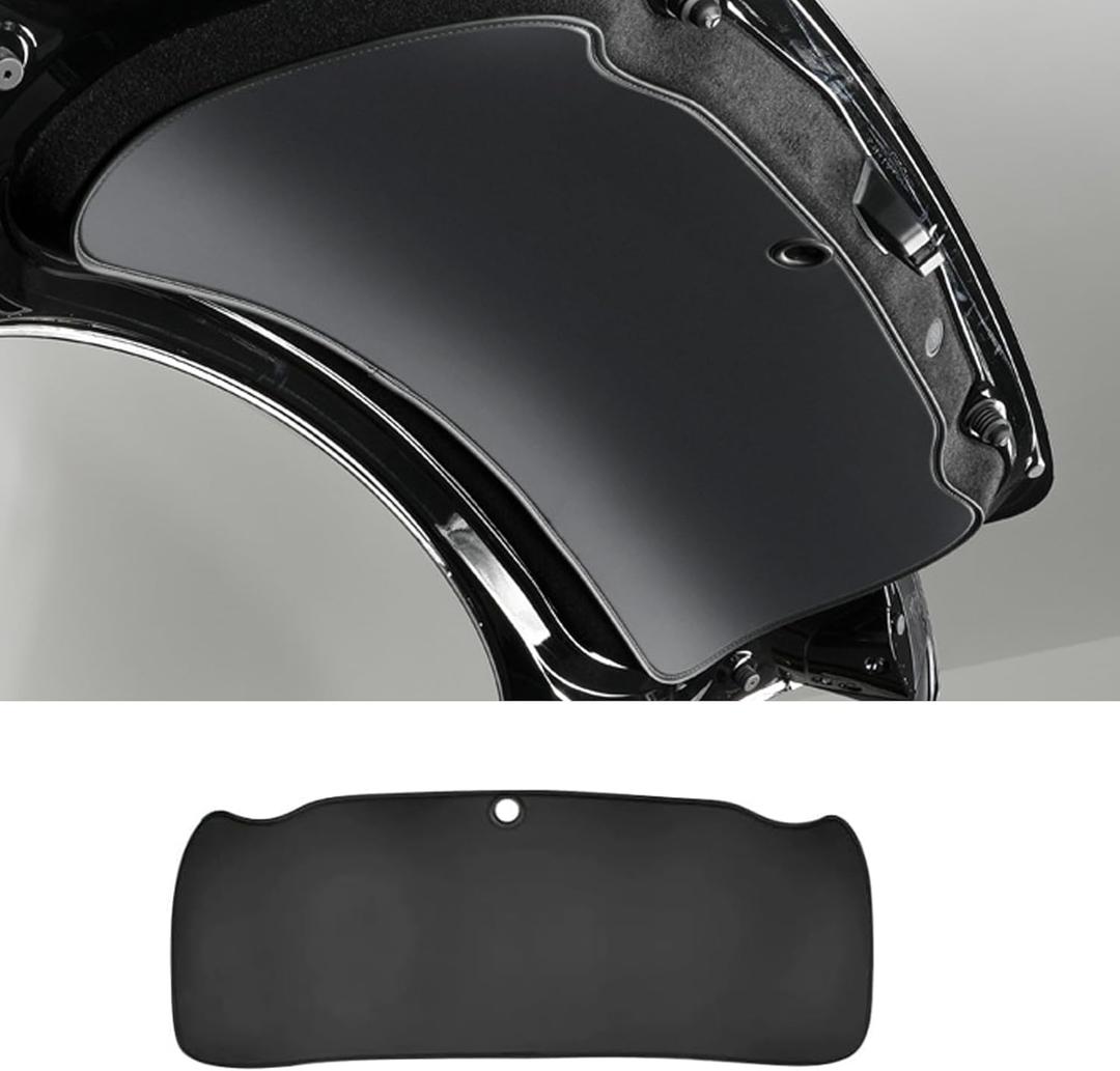 TOPABYTE Rear Trunk Tailgate Mat for Tesla Model 3 Highland 2026-2024 Leather Protective Pad Trunk Protector Mat All Weather Interior Door Liners Accessories