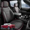 for Chevy Silverado GMC Sierra Seat Covers: 2019-2026 Crew Cab
